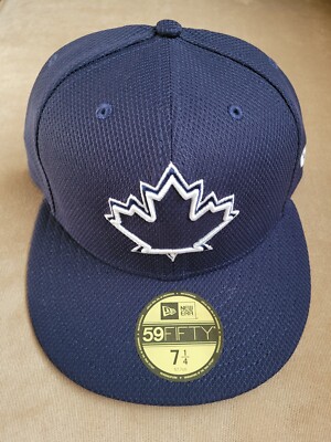 NEW 7 1/4 Toronto Blue Jays New Era Diamond Era 59FIFTY AUTHENTIC Fitted Hat Cap