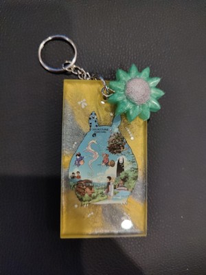 Studio Ghibli Spirited Away Howls Moving Castle Totoro Epoxy Keychain