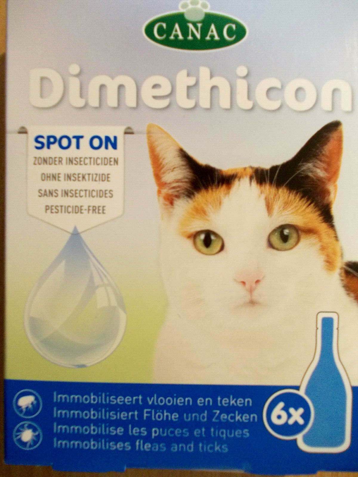 6 x Flohmittel für Katzen Katze gegen Zecken Flöhe