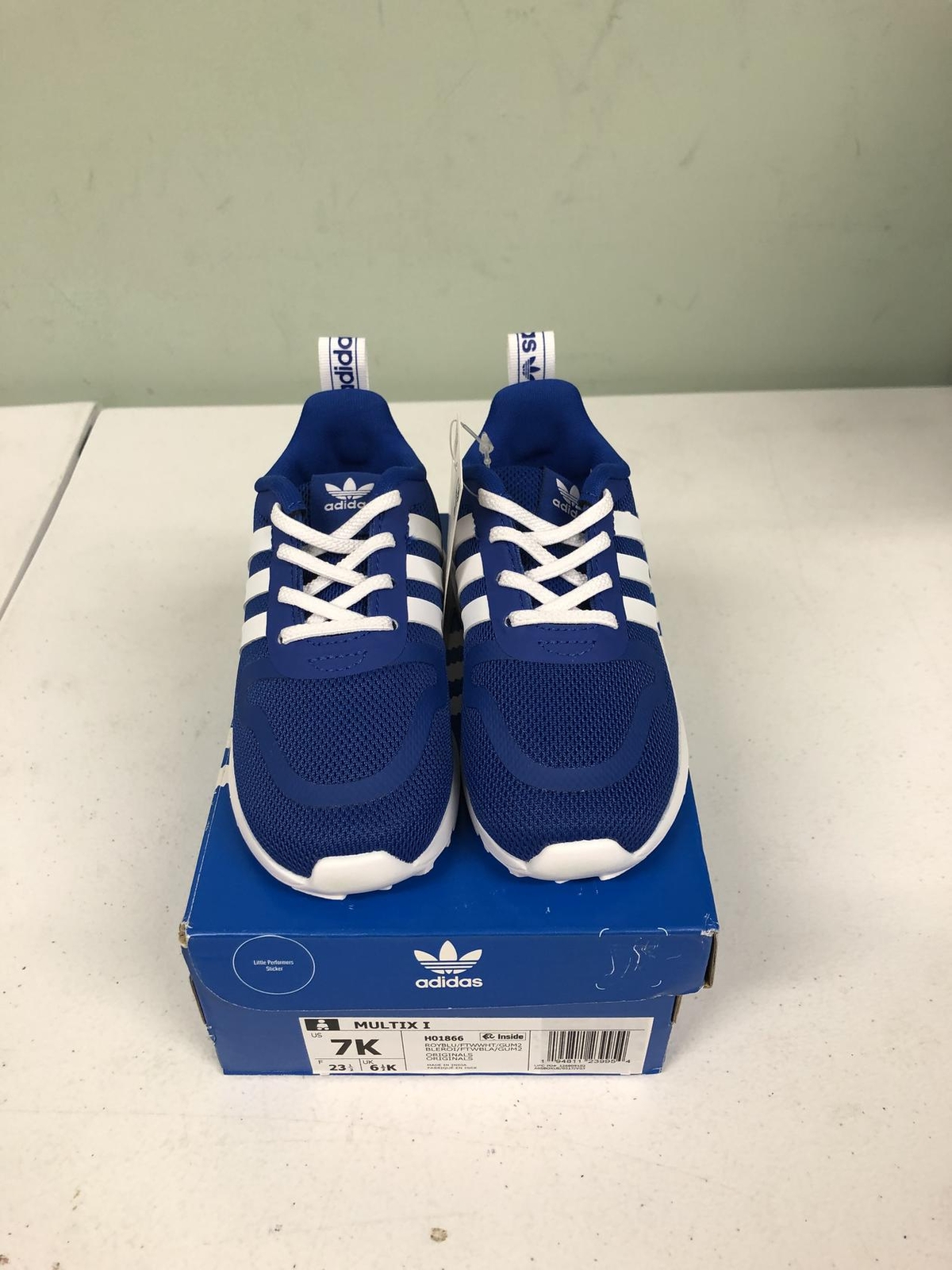 adidas Originals Infants Multix Sneaker H01866 Team Royal Blue/White Size 7K