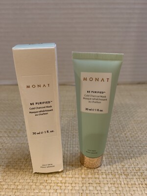 MONAT BE PURIFIED COLD CHARCOAL MASK 30ML 1 OZ NEW IN BOX Travel Size