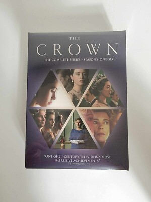 The Crown Complete Series (DVD) Seasons 1-6 24-Disc Box Set Brand New Sealed