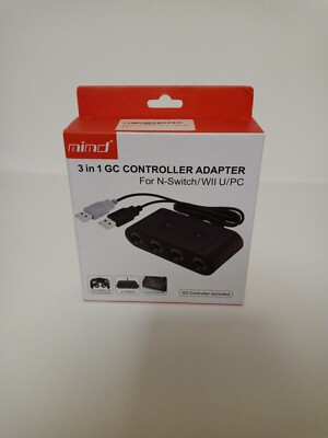 Mimd 3 In 1 Controller Adapter For Nintendo Switch / Wii u / PC