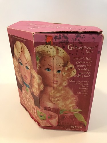 Vintage 1972 Quick Curl Barbie Beauty Center in Original Box with Accessories
