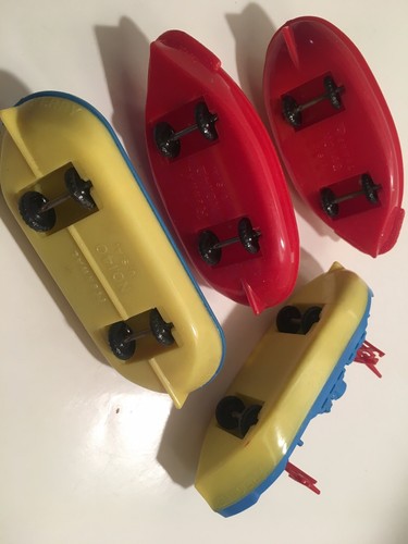 1950's RENWAL HARD PLASTIC SHIPS BOATS for PANAMA CANAL PLAY SET WHOLESALE LOT