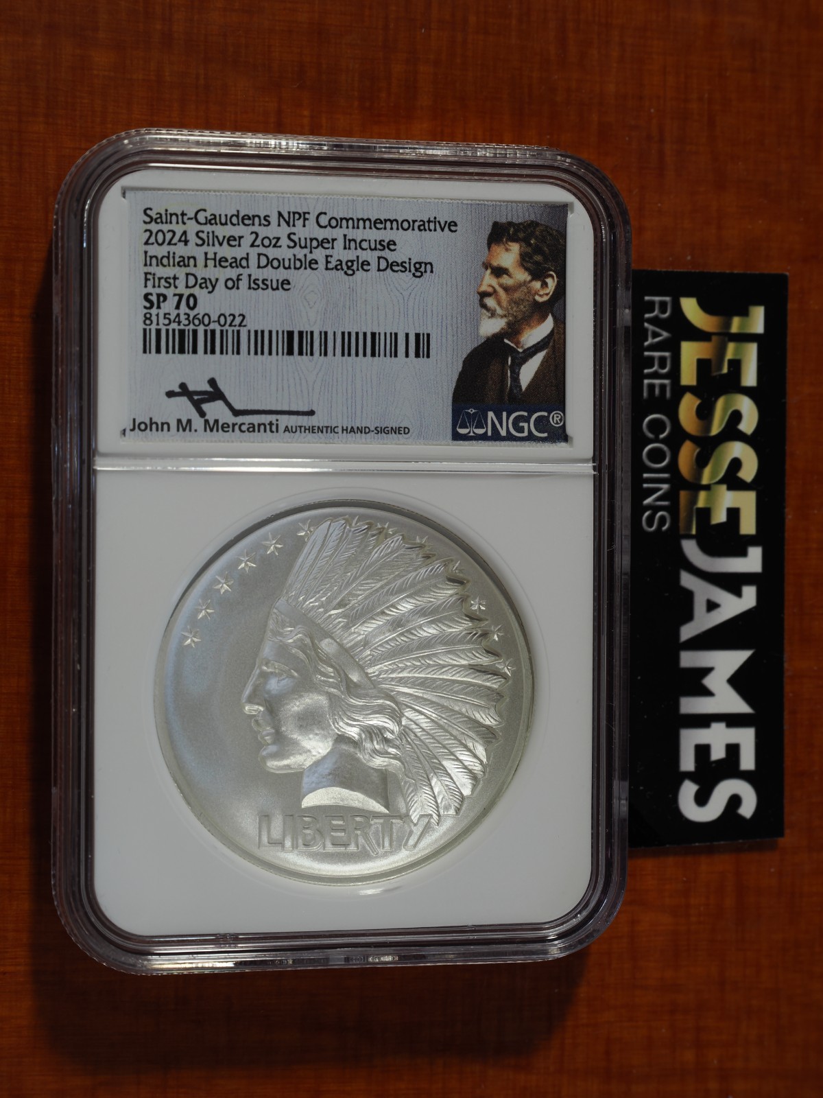 NGC MS70 2オンス 銀貨 2024 カメルーン リボルバー  NGC MS70 2オンス 銀貨 2024 カメルーン リボルバー コイン