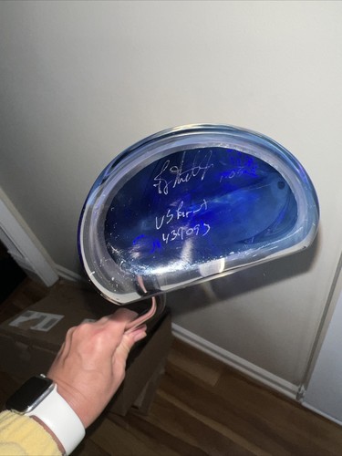 Dalaney Autographed Glass Mallet/putter. Signed By Ray Matthews.
