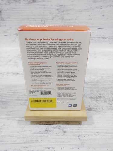 Nuance Dragon Naturally Speaking Premium Version 13 Speech Recognition Software