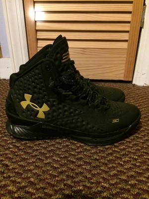 curry 1 black and gold