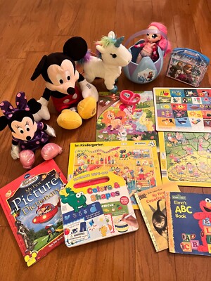 Toys Books Puzzles. Big Lot. Disney. Educational