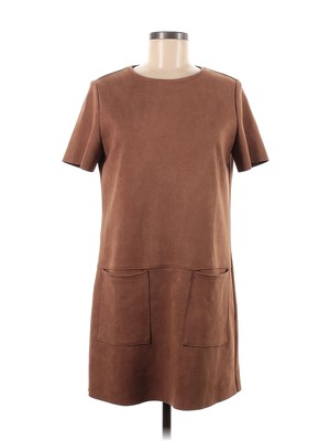I Love Tyler Madison Women Brown Casual Dress M