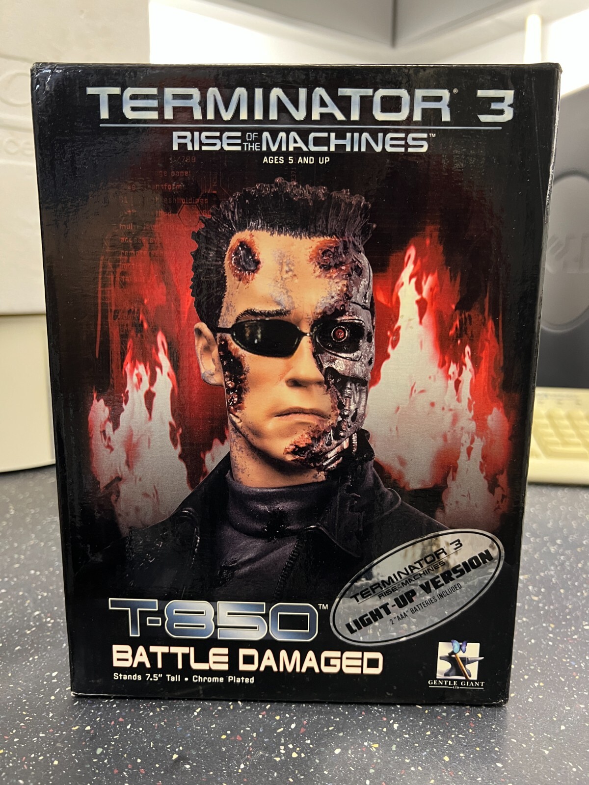TERMINATOR 3 T-850 BATTLE DAMAGED（Buy T-850 with Coffin