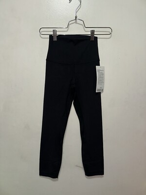 Lululemon Align HR Crop 23'' Tights NWT Size 8 LW6BGJS Black