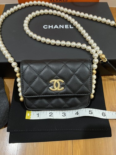 Chanel pearl clutch with chain | eBay