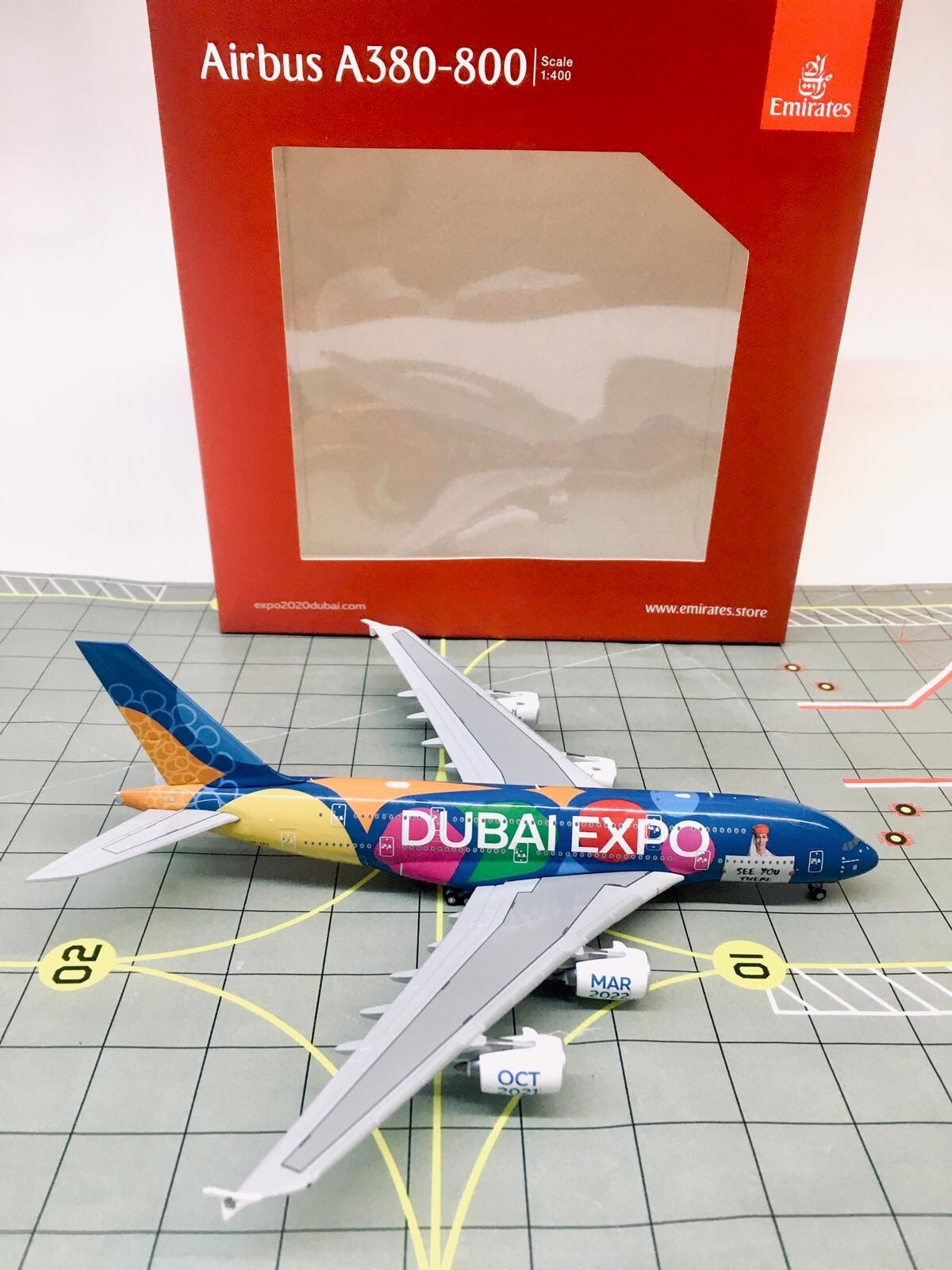 Gemini Jets 1:400 Emirates Airbus A380-800 Gemini Jets 1:400 Emirates Airbus A380-800