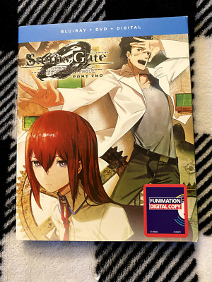 Steins;Gate 0: Part Two (Blu-ray/DVD, Digital, 4-Disc-Set, 2019) NEW