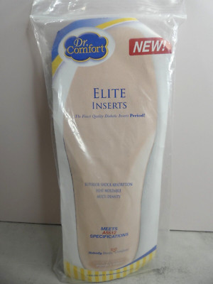 Dr Comfort Elite Inserts Women's 10 Men's 8.5 New Diabetes Arthritis Sealed