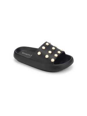 

KENNETH COLE Женские черные шлепанцы на платформе с круглым носком Mello, 10 м, Черный, KLS2081EV