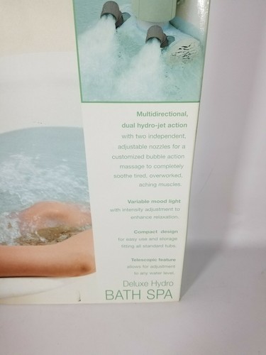 Conair Body Benefits Deluxe Hydro Massage Bath Tub Spa Dual Action Jets BTS2S