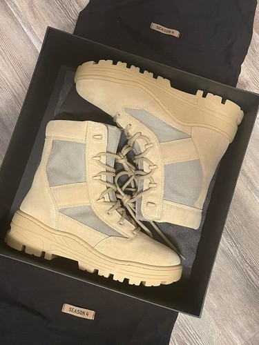 Adidas Yeezy Season 4, Sand Suede Combat Boot Kanye West Boot Size