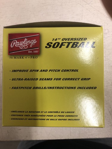 14 Inch Rawlings Oversized Fastpitch Softball Pitching Trainer New Free Shipping