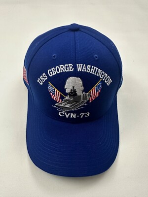 The Corps USS George Washington CVN 73 CSTT Bright Blue Baseball Cap One Size