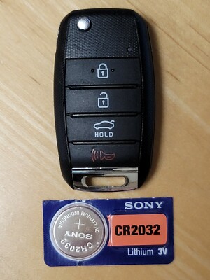 Genuine KIA OEM 4 Button 2014-2017 Rio Flip Key Remote 95430-1W023R TQ8-RKE-3F05