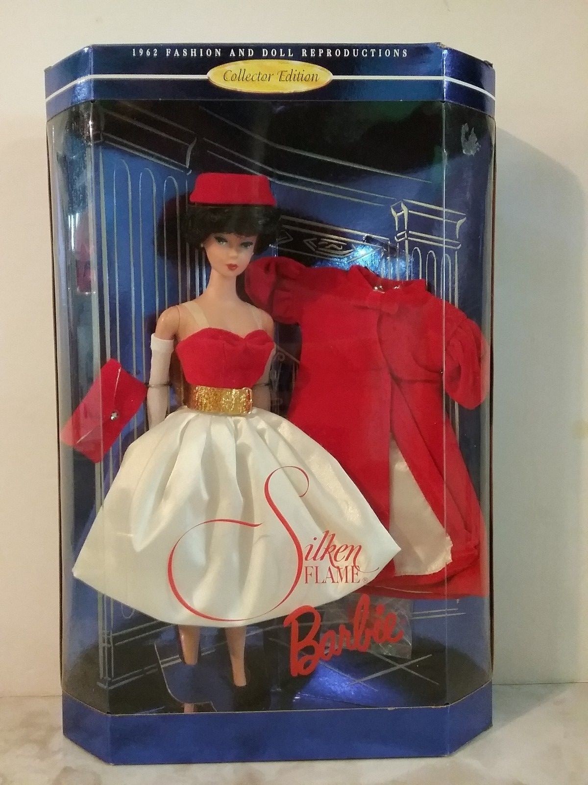 1997 New Silken Flame Barbie1962 Reproduction Collector Edition NIB