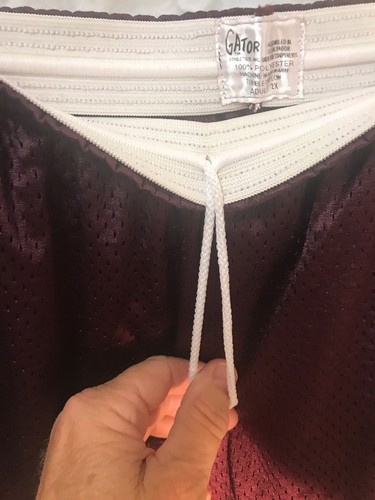 Mens Gator Gym Basketball Shorts Maroon  2XL Football Players Locker Find MSU