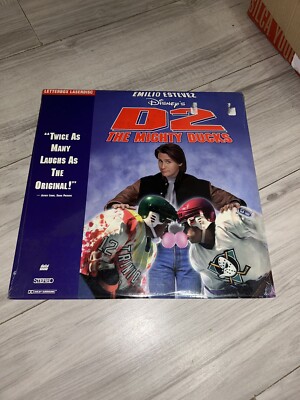 D2: THE MIGHTY DUCKS LaserDisc - Emilio Estevez - BRAND NEW (SEALED)