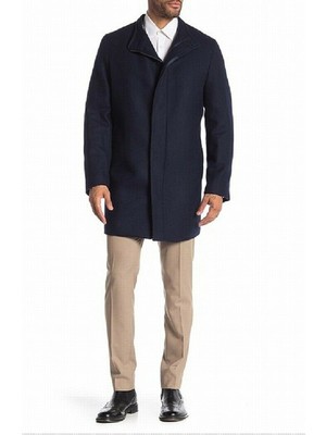 CALVIN KLEIN Mens Milton Blue Top Coat 42L