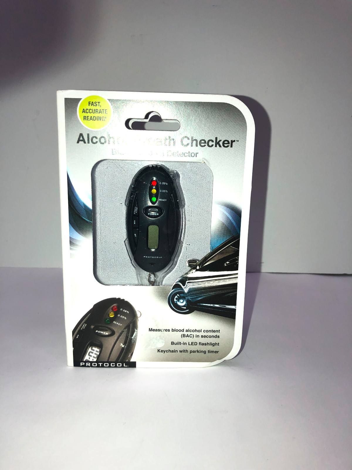 NEW! KEYRING  ALCOHOL BREATH CHECKER Blood Alcohol Detector
