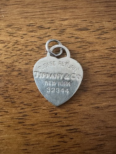 Tiffany & Co 925 Please Return To Tiffany Heart Tag Pendant