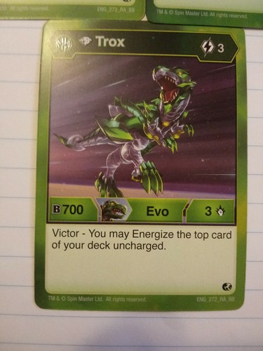 Bakugan Battle Planet Ventus Titan Trox lot all 3