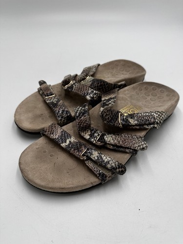 Women’s Vionic Sandals Size 7 Snake Skin Pattern