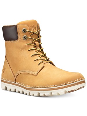 

Женские бежевые кожаные походные ботинки на танкетке TIMBERLAND Brookton с круглым носком, Бежевый, PC-4EA8E61A