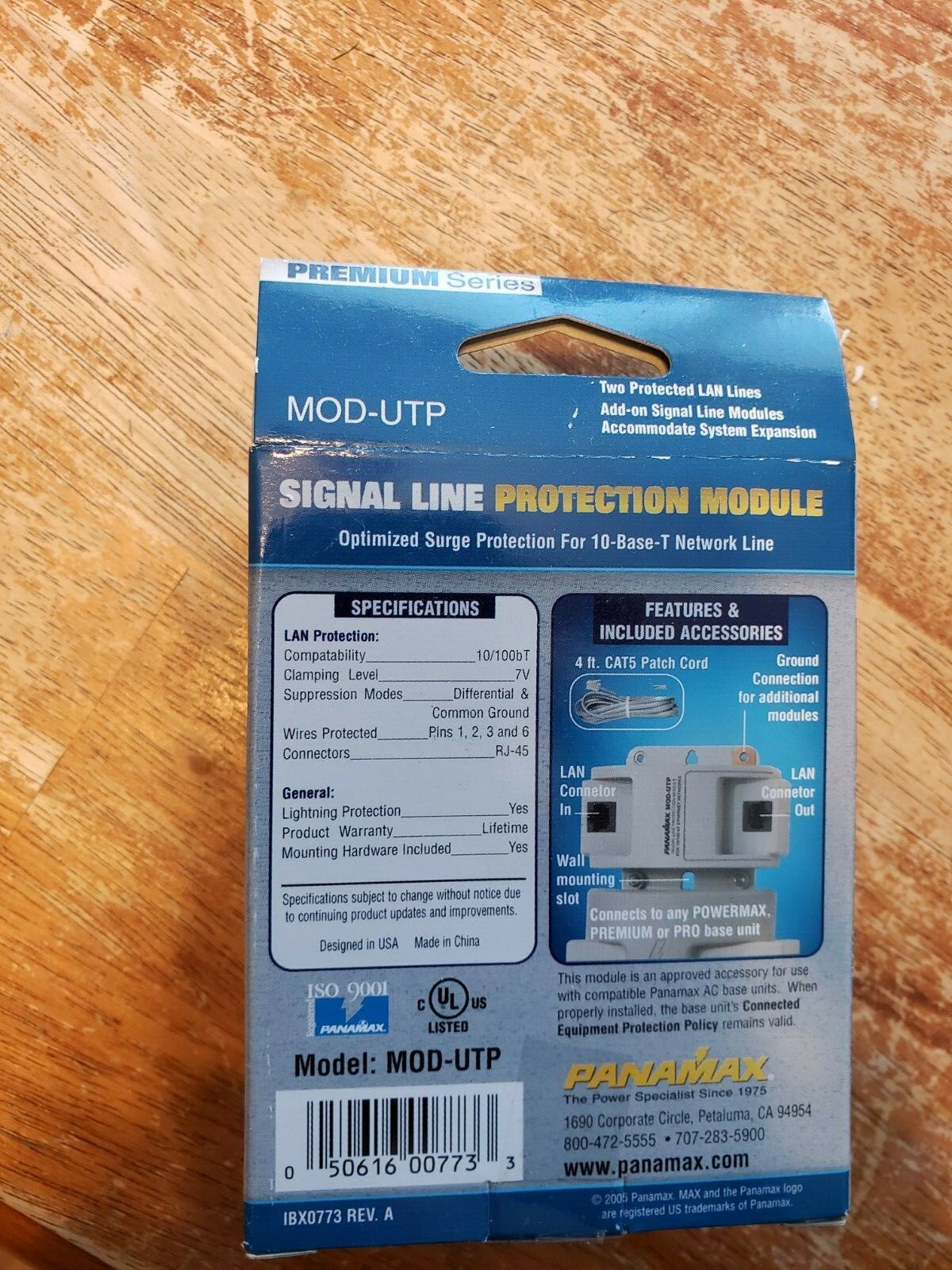 MOD-UTP Panamax Premium Signal Line Protection Module