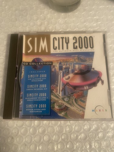 SiM CDコレクション SimCity 2000: CD Collection (PC, 1994)(SEALED BIG RETAIL BOX