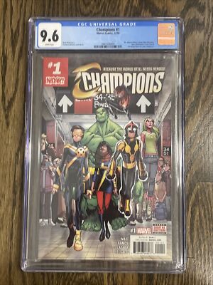 Champions #1 - (2016) - 1st App Champions Marvel CGC 9.6 *PNCARDS*