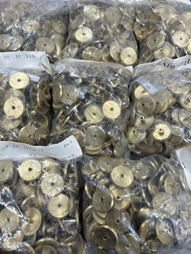 TRADESHIP BRASS BEVEL GEAR SET 60/10 TEETH 6:1 RATIO 1/8 BORE SLOT CAR HOBBY ETC