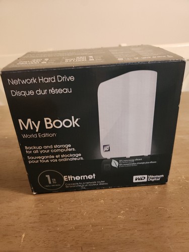 WD My Book World Edition 1 TB Network Attached Storage
