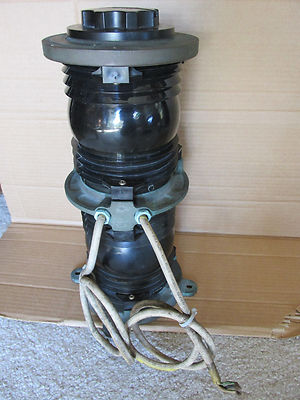 Perko Brass Double Lense Light Lantern White Ship Fishing Boat Navigation USA