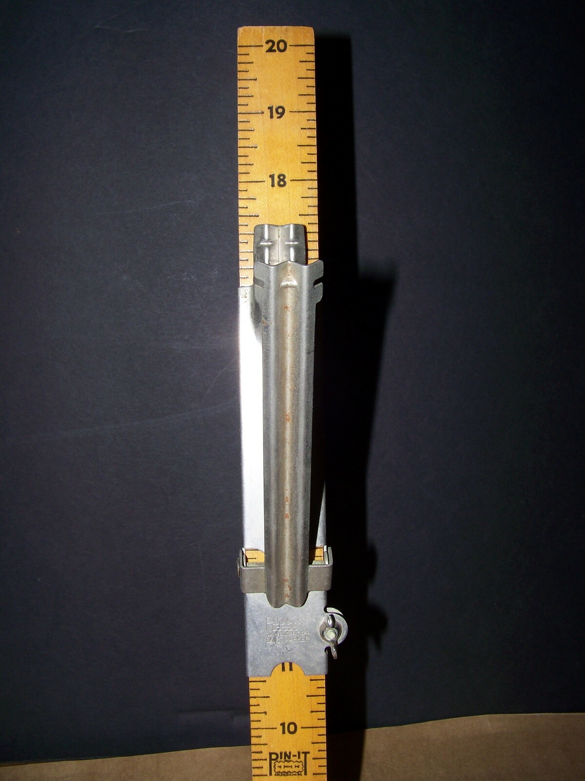 Vintage Pin-It Skirt Hem Marker Adjustable Measuring Took 20 inch usa