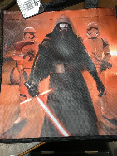 Star Wars Kylo Ren Reusable Shopping Bag Tote Gift Bag Disney Force Awakens