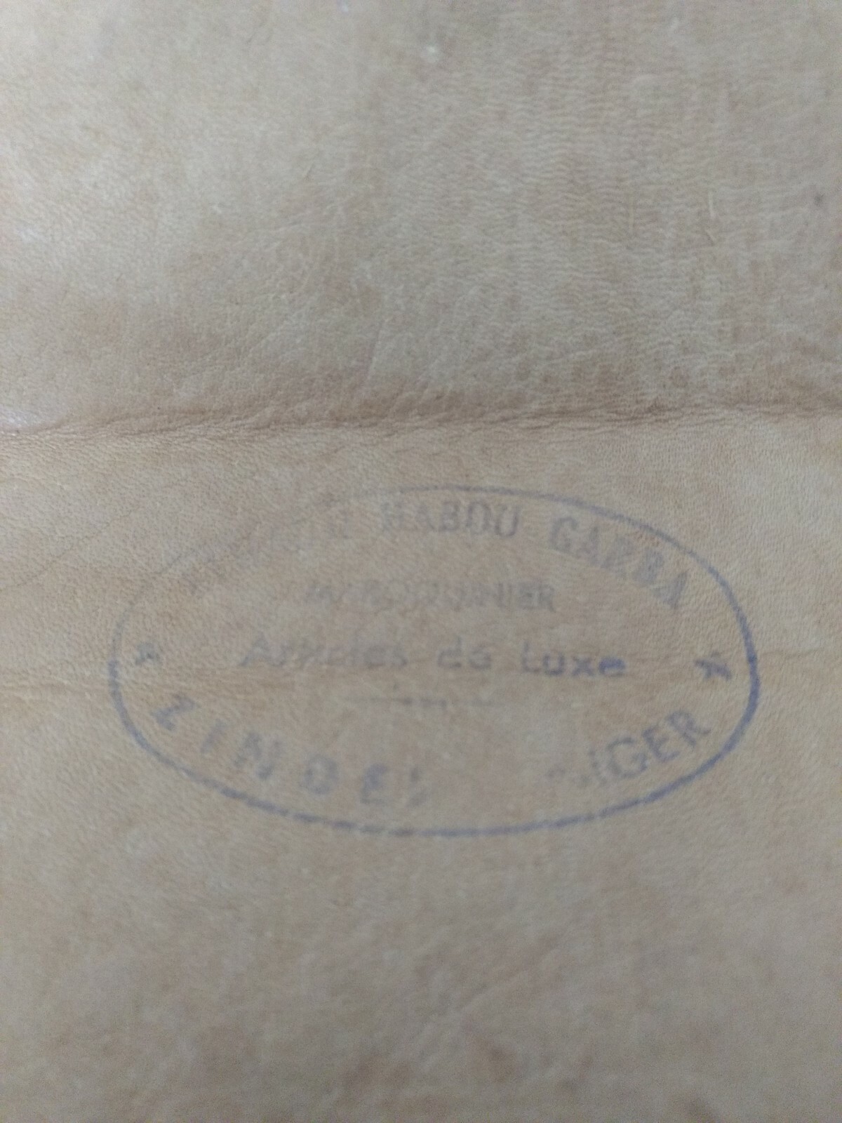 Vintage Handcrafted Book Cover Leather Look Embossed 5 1/2