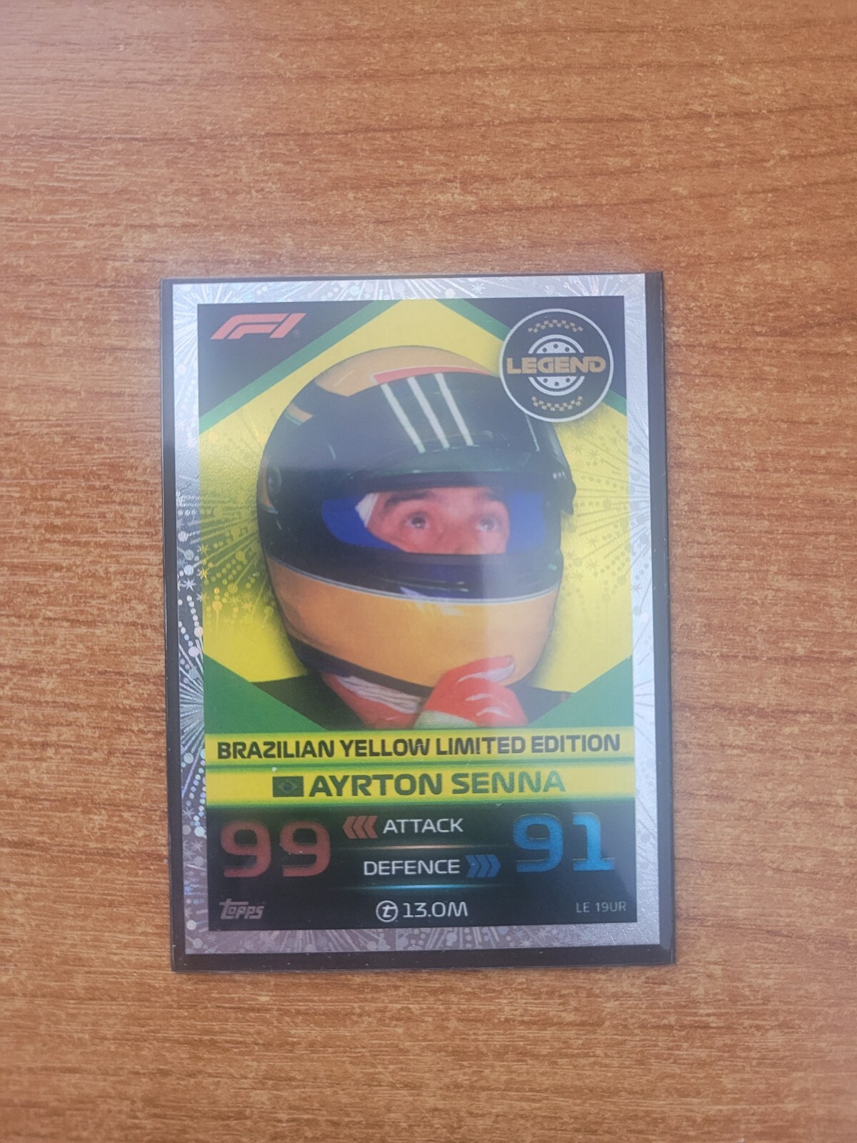 Topps Ayrton Senna 1/1 世界に1枚 one of one Topps Ayrton Senna 1/1 世界に1枚 one of one