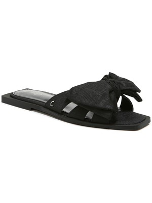 

CIRCUS NY Женские черные сандалии без шнуровки Idalis с квадратным носком и блочным каблуком, Черный, H5938F1