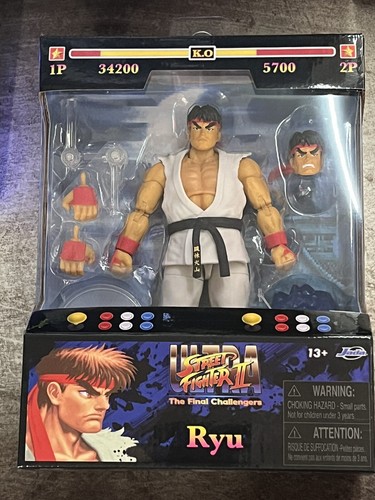 JADA•TOYS社製ULTRA STREET FIGHTERIIバルログ希少。 JD34215: Jada Ultra Street Fighter II Ryu 6-Inch Action