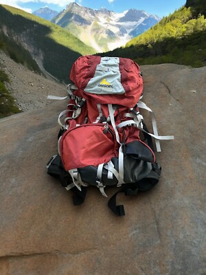 Gregory Palisade Hiking Backpack Internal Frame Large, Red And Black Hiking Bag