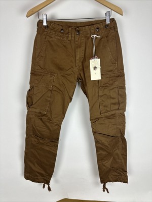 vintage mnml twill green parachute cargo pants mens size 33 276450561481